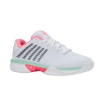 KSwiss Hypercourt Express 2 Indoor/Carpet Tennis Shoes 2025 white/pink/black ladies
